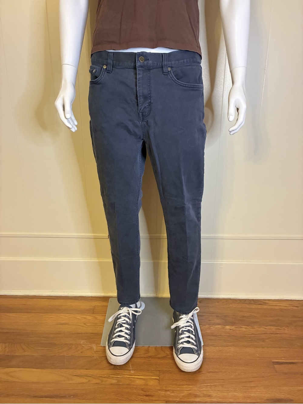 Banana Republic Men's Slim Straight Jeans in Navy Blue